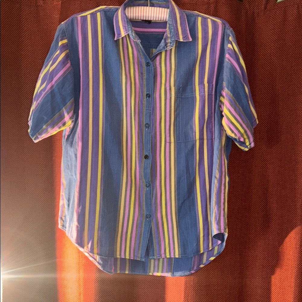 Striped New View Multicolor vintage 90’s Men's Shirt